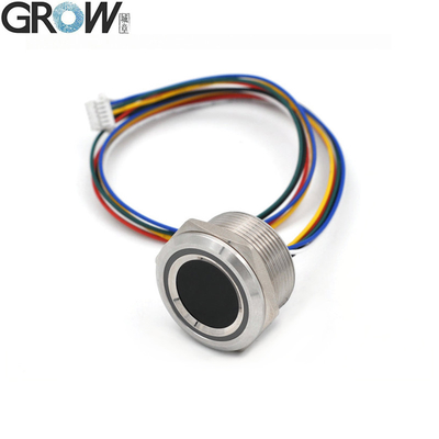 GROW R503-M22 Round RGB Ring Indicator LED Control DC3.3V 200 Capacity SH1.0-6pin Capacitive Fingerprint Module Sensor Scanner