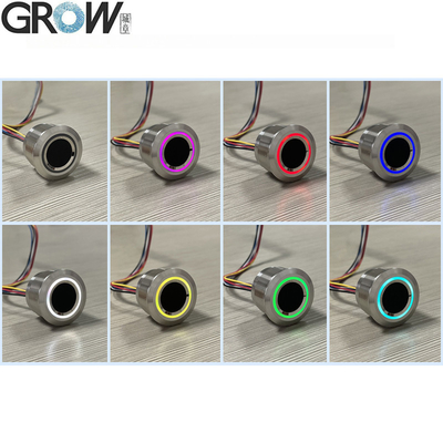 GROW R503-5V RGB LED DC5V UART Interface MX1.25-6pin Waterproof Capacitive Fingerprint Module Sensor Scanner For Arduino Android