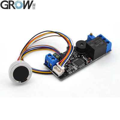 GROW K202+R502-F Администратор/пользователь DC12V K202 Панель управления доступом к двери с отпечатками пальцев+R502-F Водонепроницаемый маленький кольцевой светодиодный модуль отпечатков пальцев