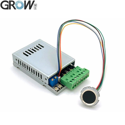 GROW K220+R502-A DC10-24V Двухканальная релейная плата с контролем доступа по отпечатку пальца администратора/пользователя, время срабатывания реле 0.5-60 сек, нормально разомкнутое реле