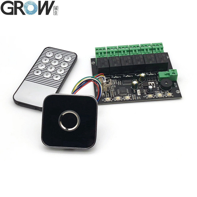 GROW K219-A+R502-AW Отпечаток пальца Инфракрасный пульт дистанционного управления для управления доступом к двери Программируемый выход ретранслятора времени