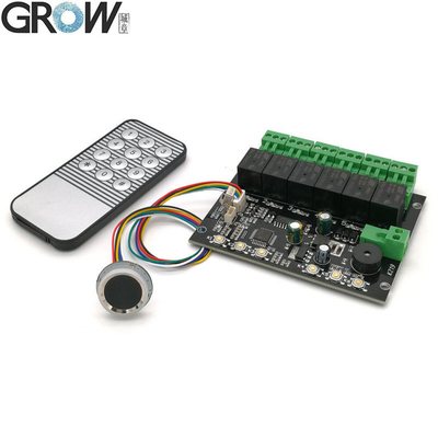 GROW K219-A+R502-A DC12V 6 Реле Инфракрасный пульт дистанционного управления Программируемый реле времени отпечаток пальца
