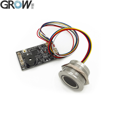 GROW KS200+R503 4*AA Батарея или DC3.7V-6.5V Кольцевой индикатор Световой контроль доступа к двери Капацитивная панель контроля доступа отпечатков пальцев