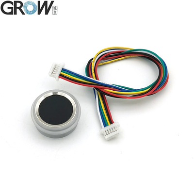 GROW R502-F RGB LED водонепроницаемый Малый DC3.3V Диаметр 21.5mm SH1.0-6pin Капацитивный круглый светодиодный датчик отпечатков пальцев