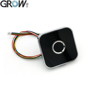 GROW R502-AW Цинковый сплав Круглое кольцо светодиодного управления DC3.3V Капацитивный датчик отпечатков пальцев